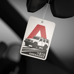 INEOS Grenadier Car Air Freshener: New Car, Pine, Black Ice Scents image 5