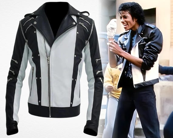 Michael Jackson MJ Pepsi Commercial 1984 Black and White Punk Rock
