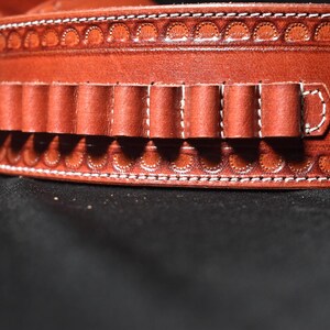 Cowboy Leather Cross Draw Holster: Right Hand, Ammo Belt, Colt SAA/Ruger image 2