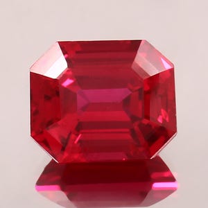 AAA+ Flawless Mozambique Blood Red Ruby Radiant Cut Loose Gemstone Excellent Quality Ruby Ring And Fine Jewellery Making 12x10 MM 9CT