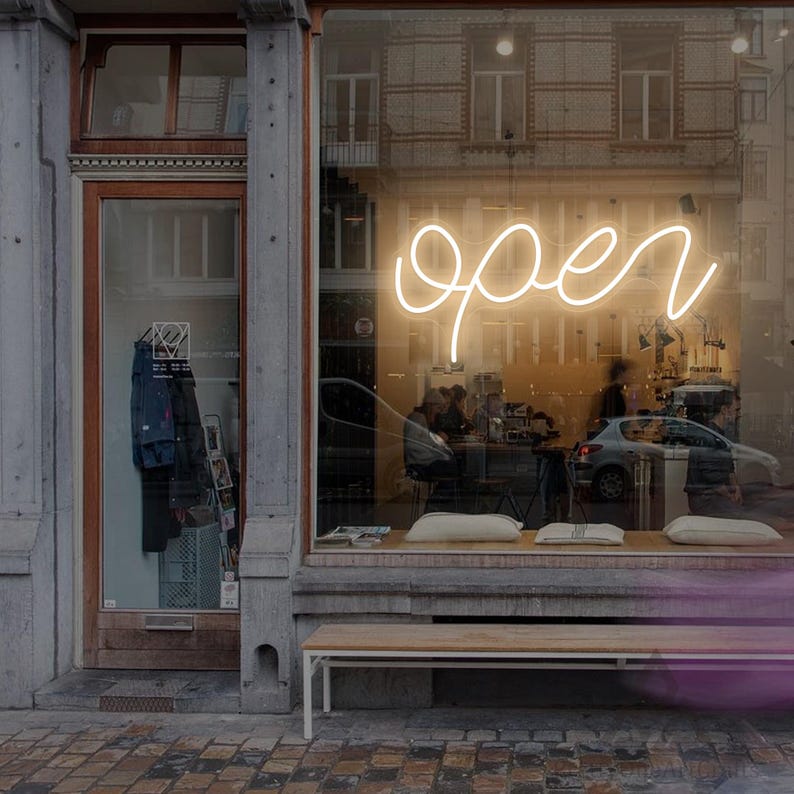 Open Neon Light,we Are Open Neon Sign,led Open Sign,open Sign for ...