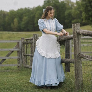 blue pioneer dress 5345C - Pioneer Dress In Colors