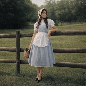 blue plaid apron dress Margaret Apron Dress - Easy Street Plaid