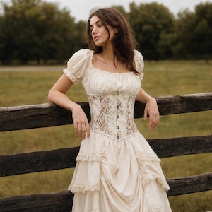 Vintage Peasant Dress - Etsy