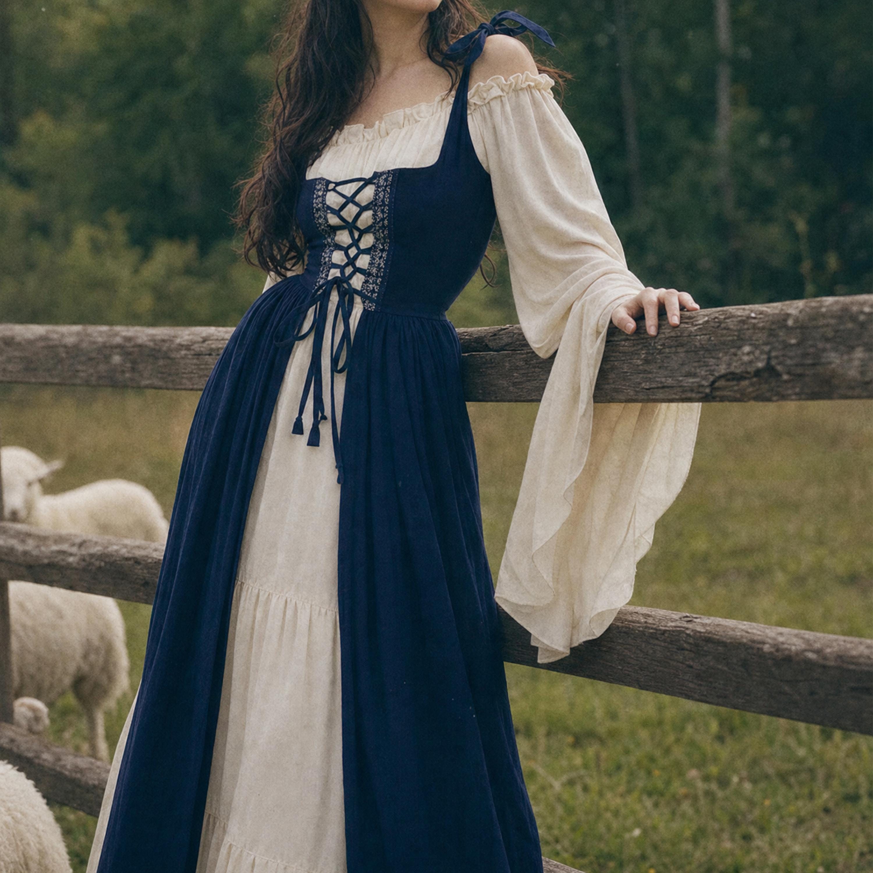 Renaissance Dress Blue - Etsy