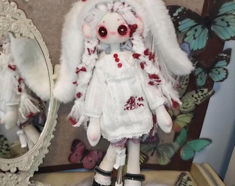 Boneca Waldorf personalizada a partir de foto, feita à mão em algodão macio, lembrança de família, mini boneca.