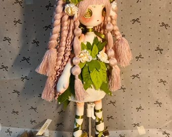 Bonecas artesanais personalizadas com olhos de botão, bonecas Waldorf, bichos de pelúcia, presentes de aniversário.