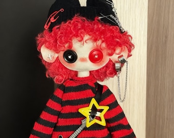 Bonecas de casa de botão, artesanato, bonecas de pano, obras de arte, presentes selecionados