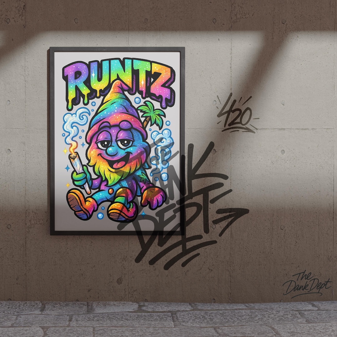 420 Digital Art Collection - Weed Strain Characters in Graffiti Comic ...