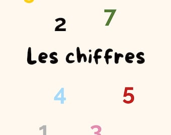 Printable PDF workbook, Numbers 1 to 9, Educational activities to learn numbers, printable kindergarten worksheet