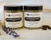 Spa Night Gift Set - 4oz Duo - 100% Natural Bath & Body - Mother's Day - present - beauty - scrub