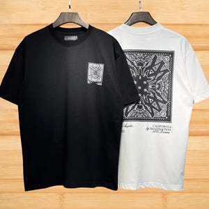 Amiri T-Shirt, Amiri Lässige Hip-Hop-T-Shirts, Amiri Premium-T-Shirt, Mode-Baumwolle Rundhals-Kurzarm, Briefdruck