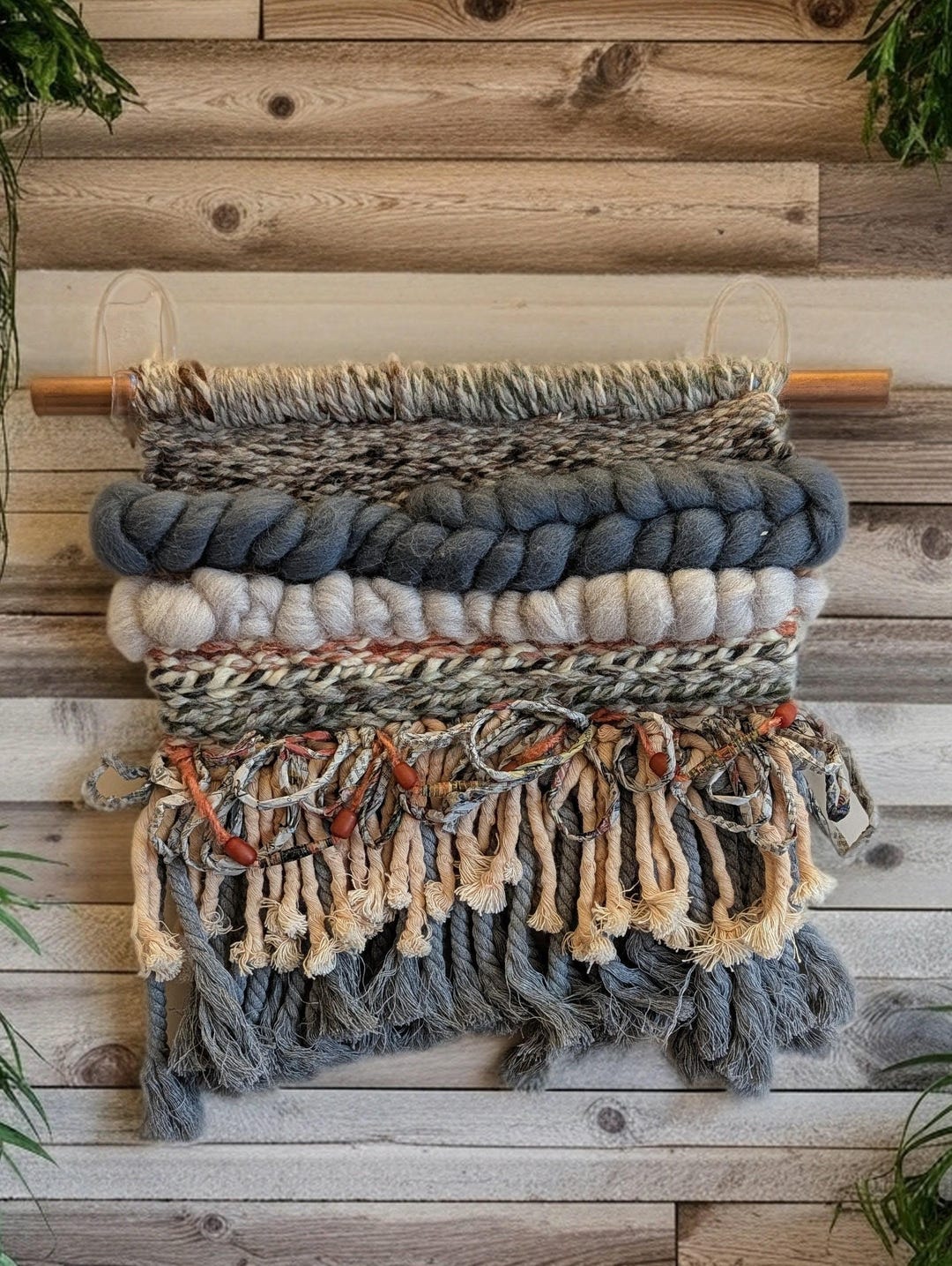 Handwoven Textured Wall Hanging - Unique Fiber Art Decor - Etsy