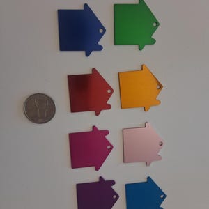 Targhetta identificativa personalizzata a forma di casa per animali domestici - Collare identificativo personalizzato per cani e gatti