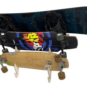 Snowboard Wall Rack Mount -- Holds 3 boards