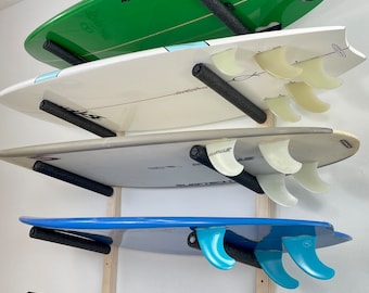 Surfboard Wall Rack Mount -- Holds 5 Boards
