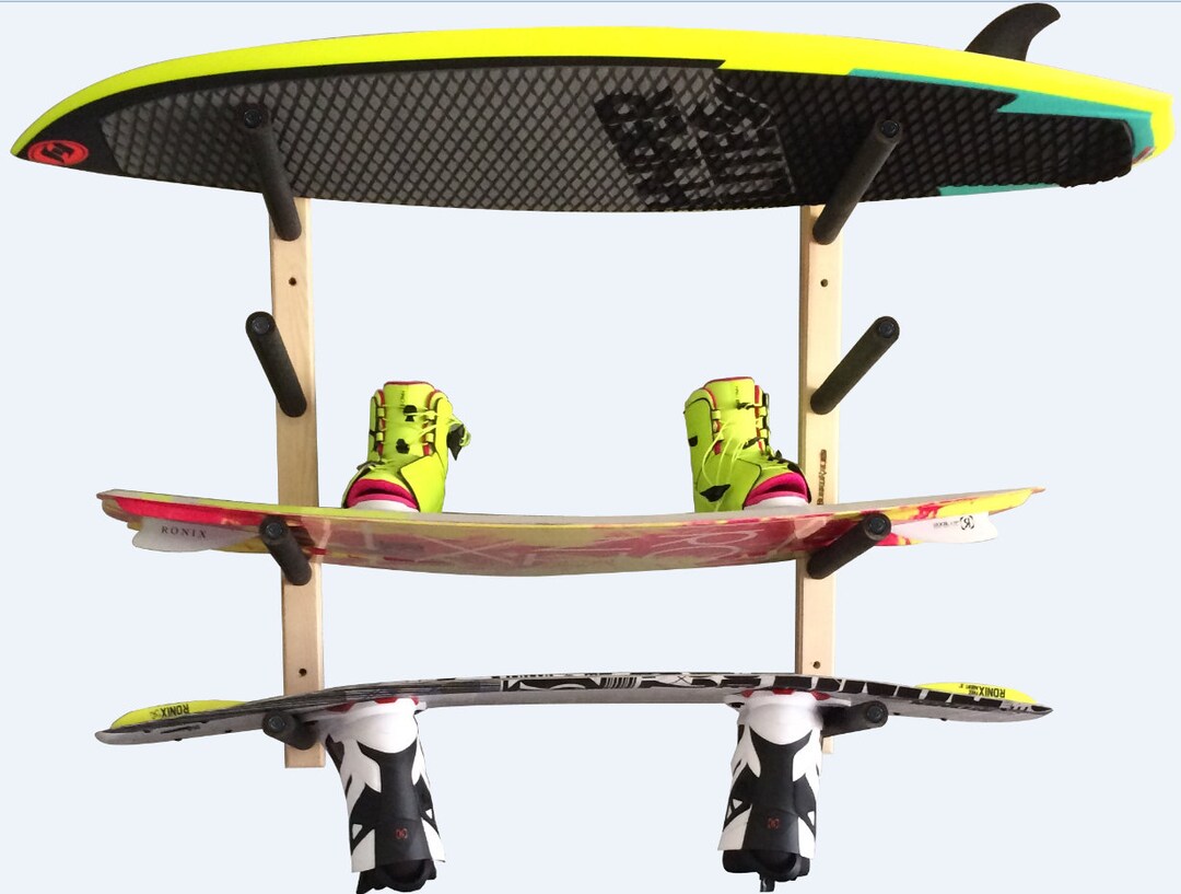 Diy wakeboard storage rack hotsell