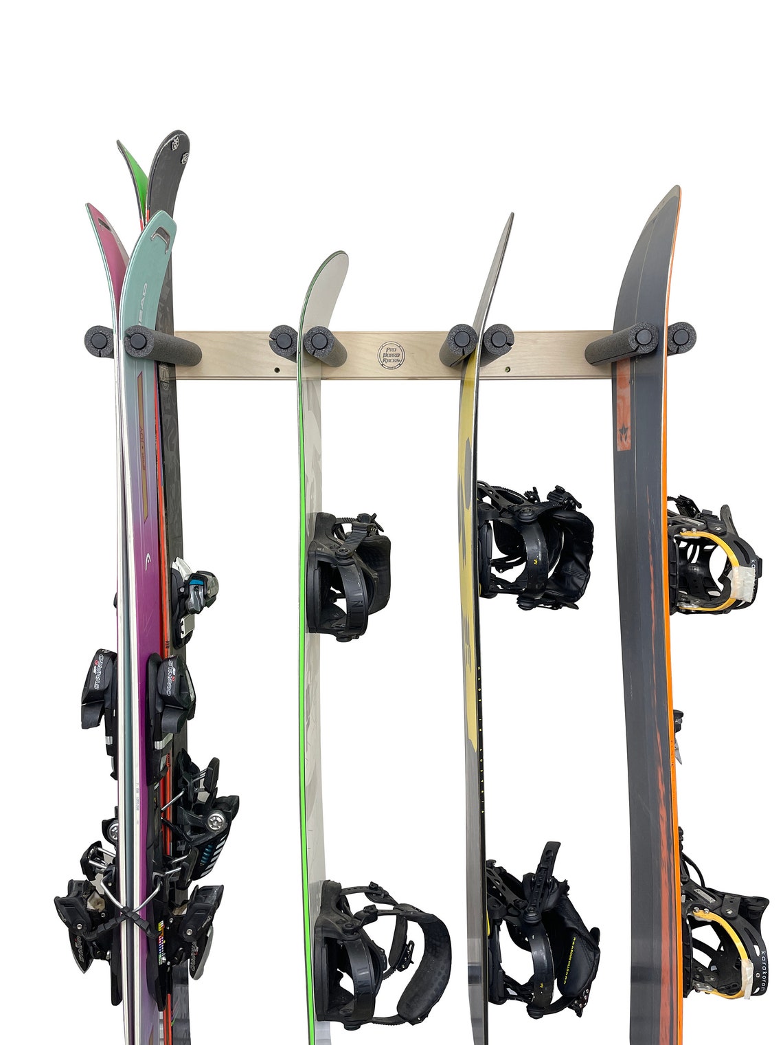 Vertical Snowboard & Ski Wall Rack Mount Etsy