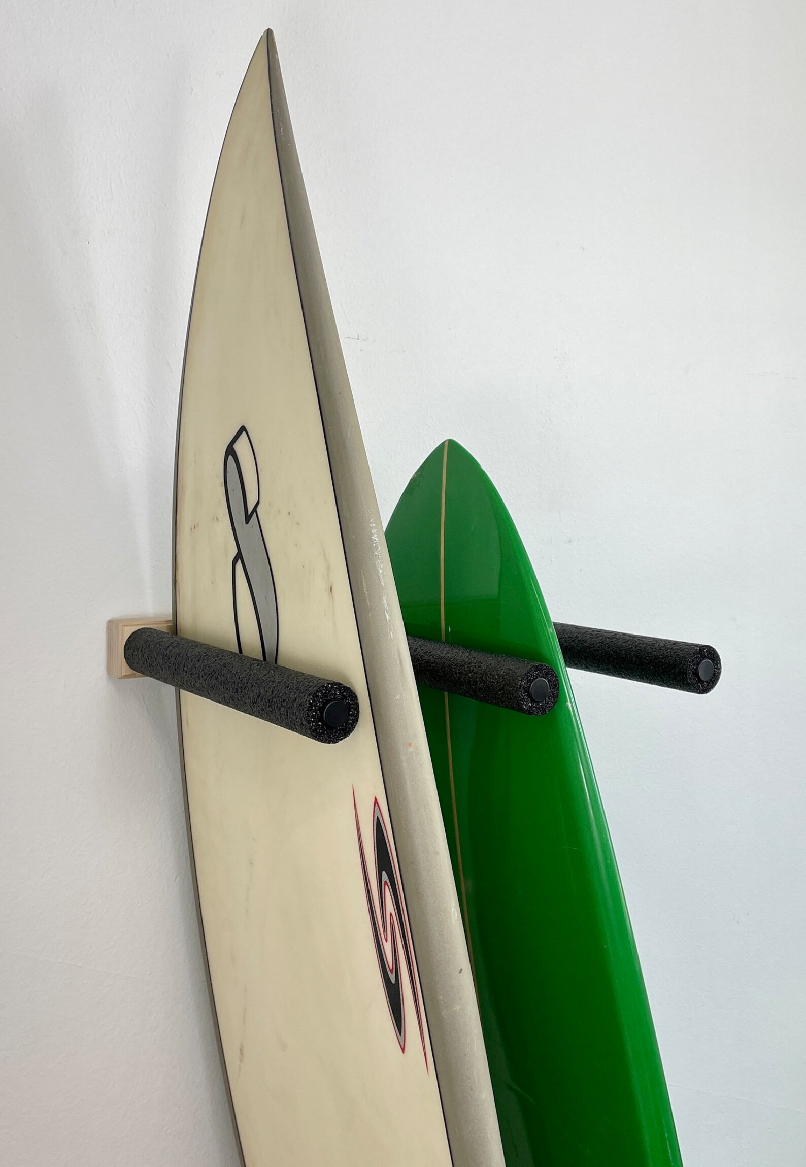 Vertical Surfboard Wall Rack Holds 2 Boards Etsy