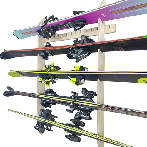 Vertical Ski Wall Rack Mount Etsy Australia
