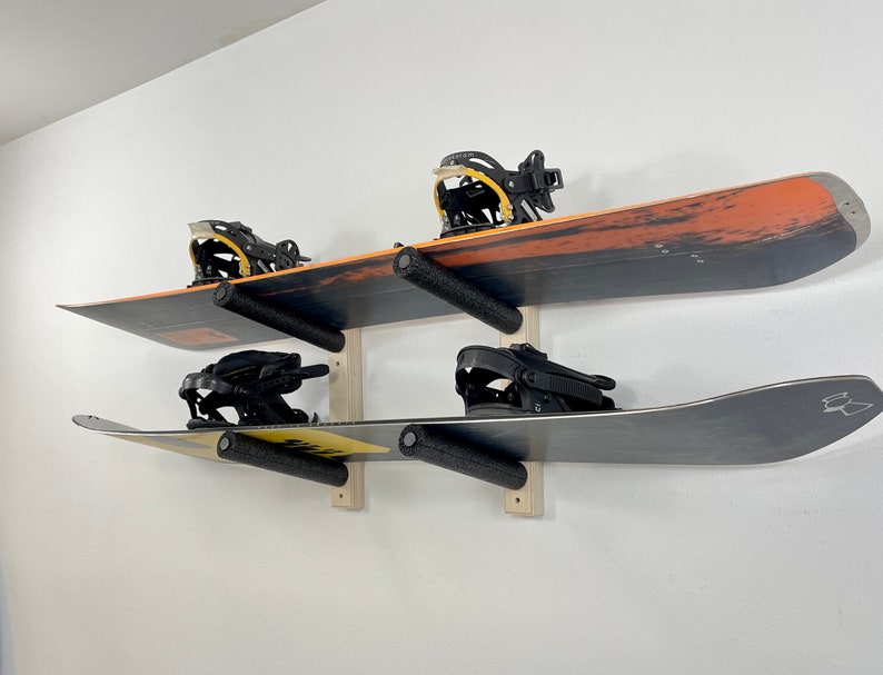 Snowboard Wall Rack Mount -- Holds 2 Boards - Etsy