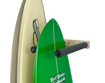 Vertical Surfboard Wall Rack -- Holds 2 Boards