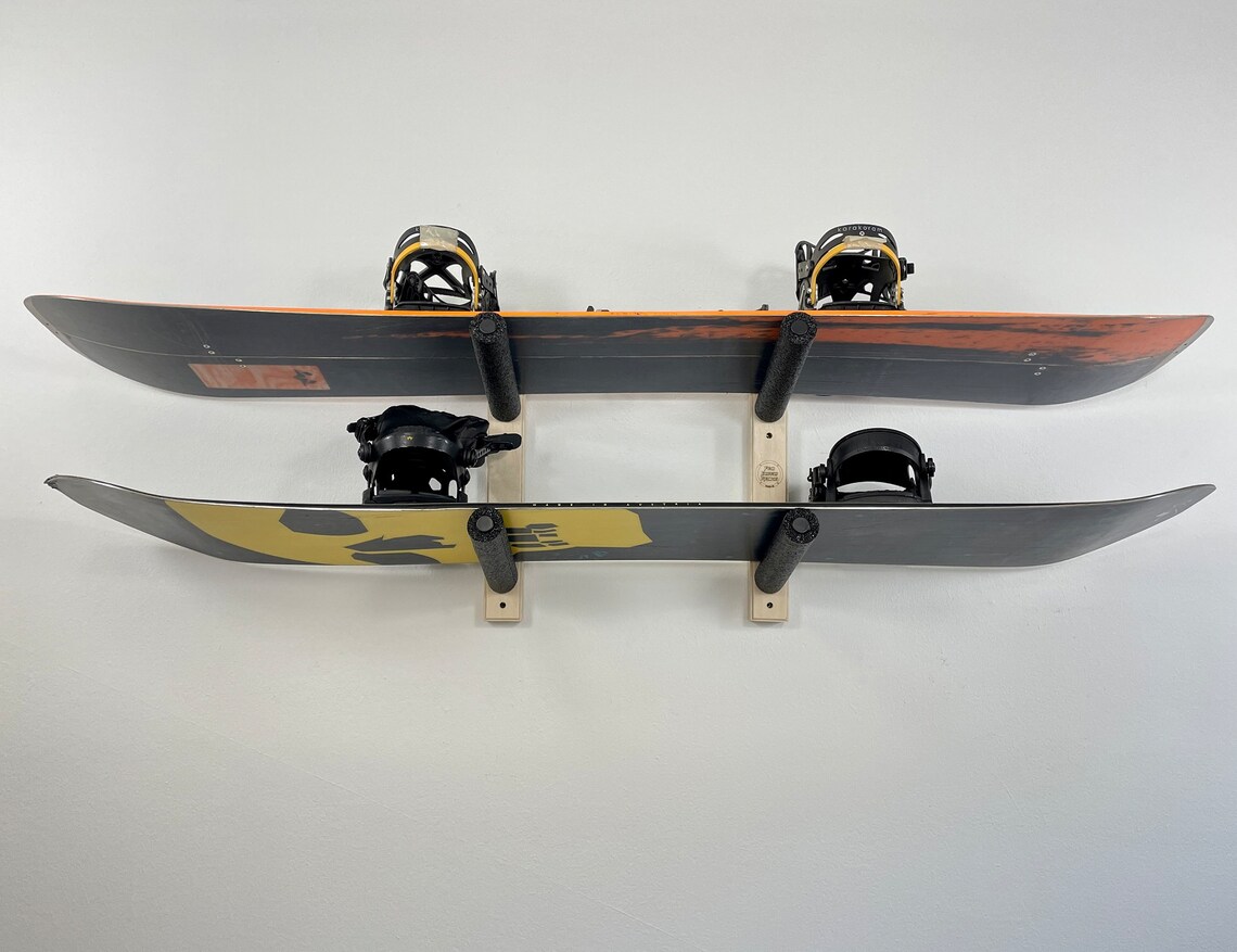 Snowboard Wall Rack Mount -- Holds 2 Boards - Etsy