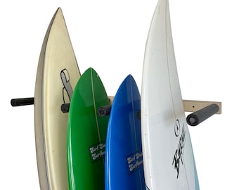 Vertical Surfboard Wall Rack -- Holds 5 Boards