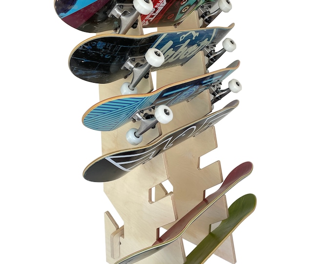 Pro Skateboard Longboard Snowboard Floor Display Rack