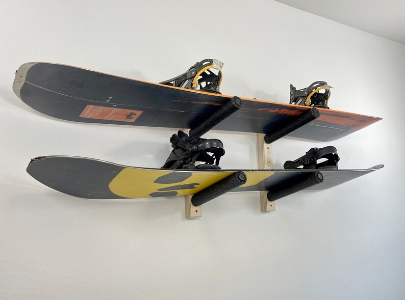 Snowboard Wall Rack Mount -- Holds 2 Boards - Etsy