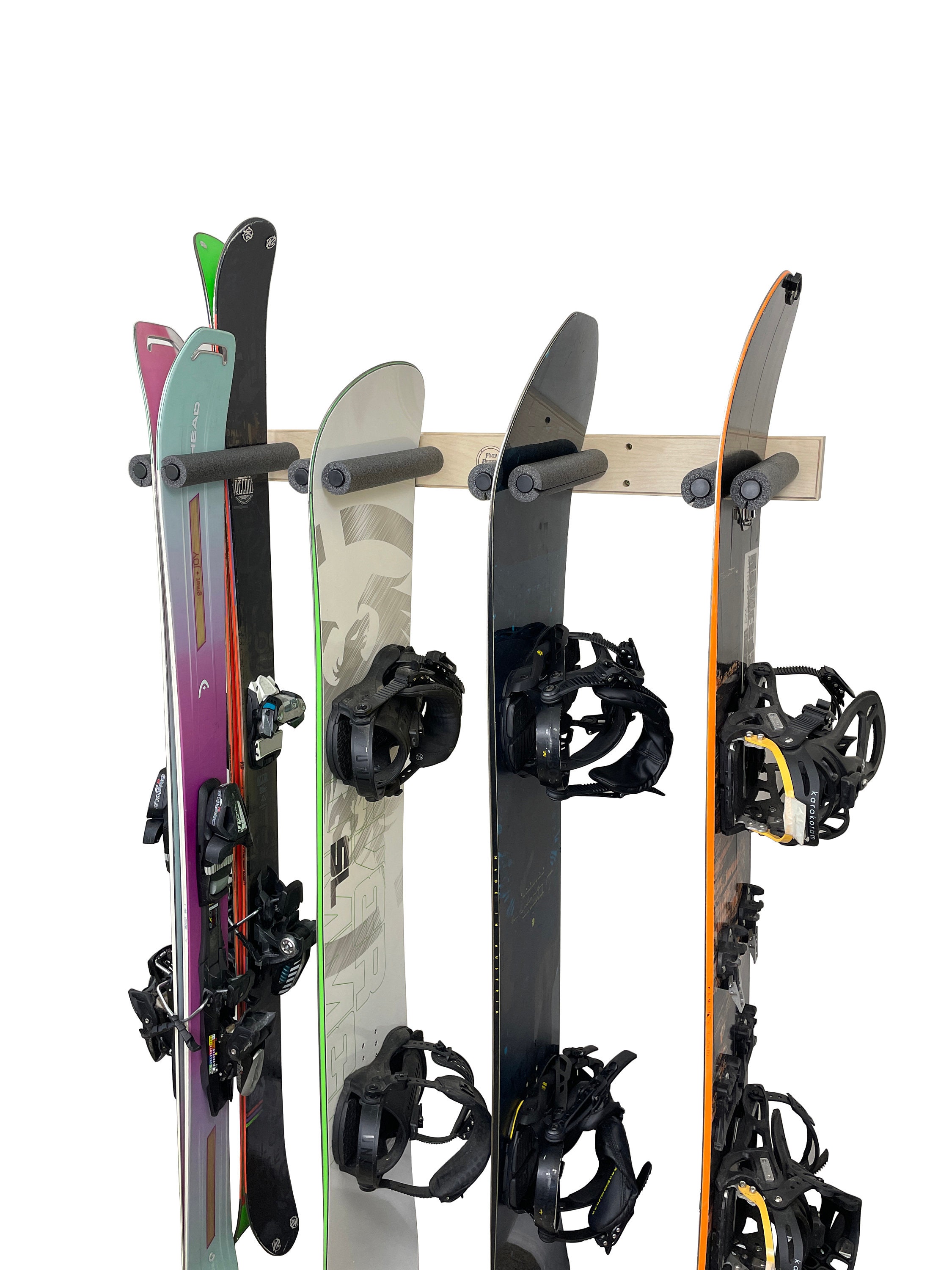 Vertical Snowboard Ski Wall Rack Mount Etsy