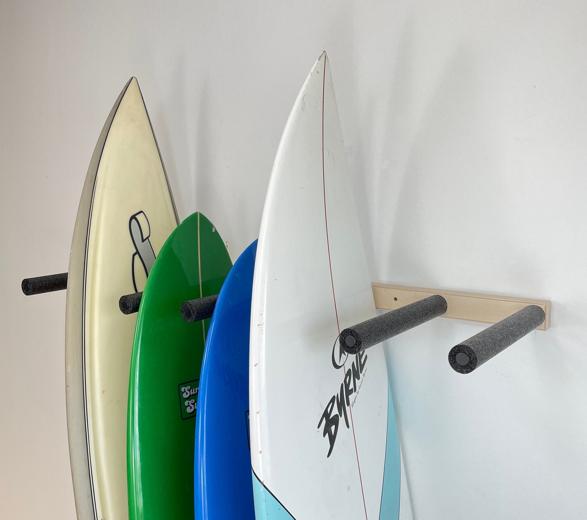 Diy vertical deals surfboard wall mount