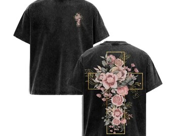 Romans 6:6 Vintage Washed T-Shirt | Christian Streetwear Oversized Tee