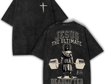 Jesus Crown of Thorns Washed T-shirt – Vintage Christian Faithcore