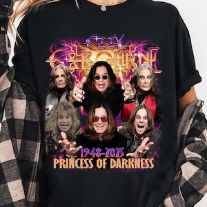 Ozzy Osbourne Shirt, Prince of Darkness, RIP Ozzy Osbourne Bootleg Tee, Ozzy Osbourne Memorial Gifts, Rock Legend Tribute, Heavy Metal Shirt