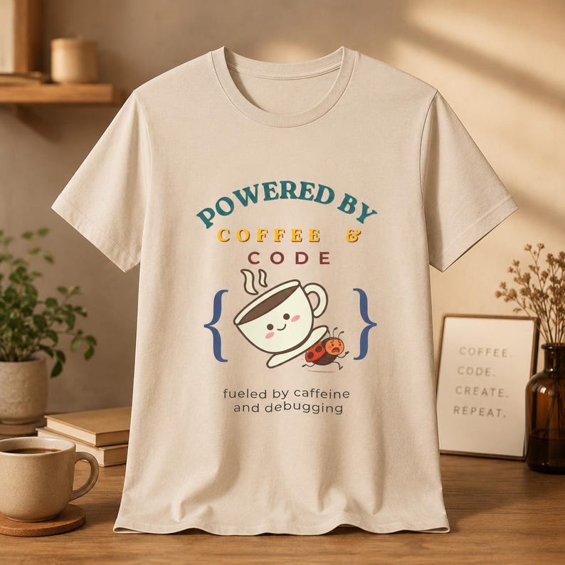 Developer Shirt, Coffee Code Programmer Humor Tee, Software Engineer Gift image 2