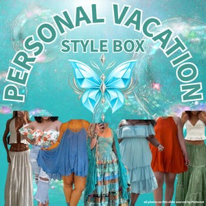 Cheek Boutique Style Box | Vacation Style Bundle | Sun-Kissed Getaway Thrift Bundle | Style Blind Box | Style Box | Women&#39;s Clothing
