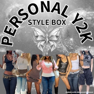 Cheek Boutique Style Box | Y2K Style Bundle | Y2K Thrift Bundle | Style Blind Box | Style Box | Women&#39;s Clothing