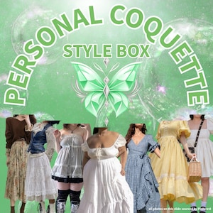 Cheek Boutique Style Box | Coquette Style Bundle | Cottage Core Thrift Bundle | Style Blind Box | Style Box | Women&#39;s Clothing