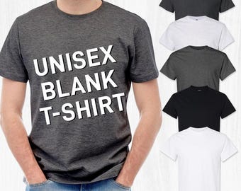 Premium Quality T-shirt, Wholesale T-shirt, Blank T-Shirt - Unisex Cotton Tee in 5 Colors, Short Sleeve T-shirt, Fitys Cotton T-shirt,