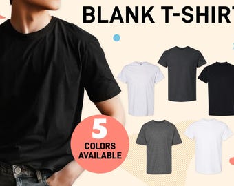 Fitys Cotton T-shirt, Premium Quality T-shirt, Blank T-Shirt - Unisex Cotton Tee in 5 Colors, Wholesale T-shirt, Short Sleeve T-shirt.