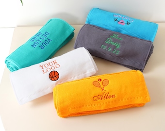 Toalla personalizada personalizada, toalla de gimnasio, con su texto o nombre, toallas deportivas, toalla bordada personalizada, toalla de béisbol, toalla deportiva personalizada.