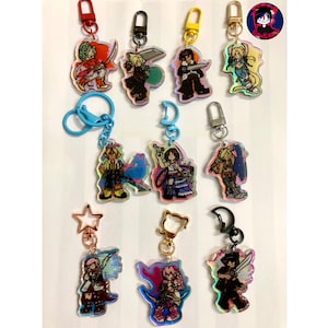 Final Fantasy Protagonist Keychains