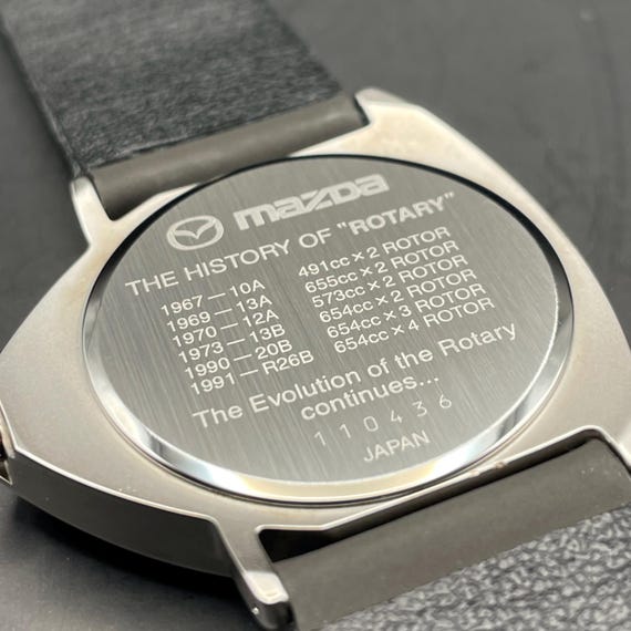 MAZDA ROTARY II Watch Rx-7 Rx-8 Rx500 Furai Jdm Motorsport Made in