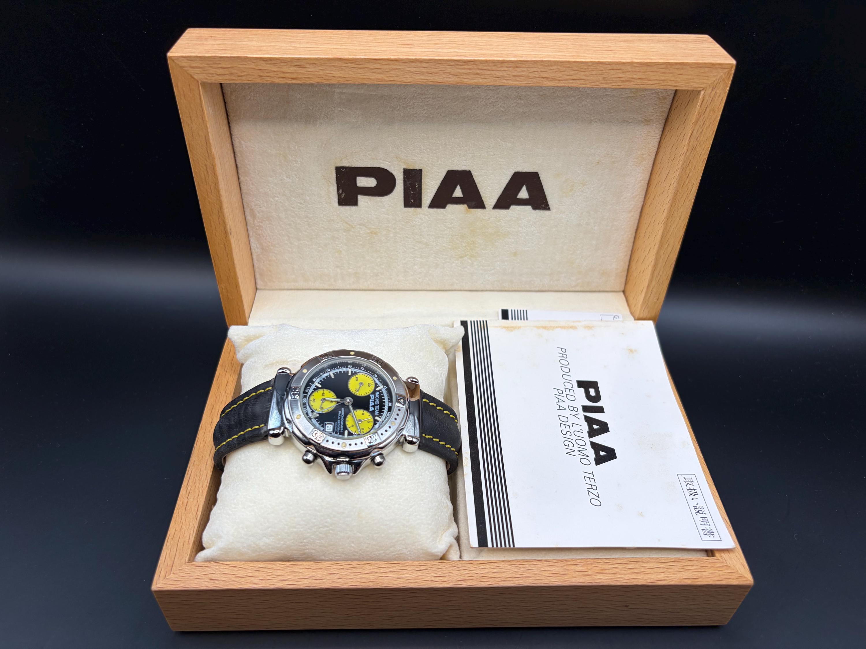 Vintage PIAA Racing Chronograph Watch | Italian Motorsport F1