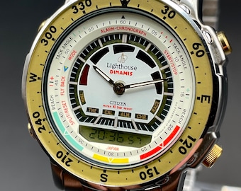 Vintage! CITIZEN LIGHTHOUSE DINAMIS #1334