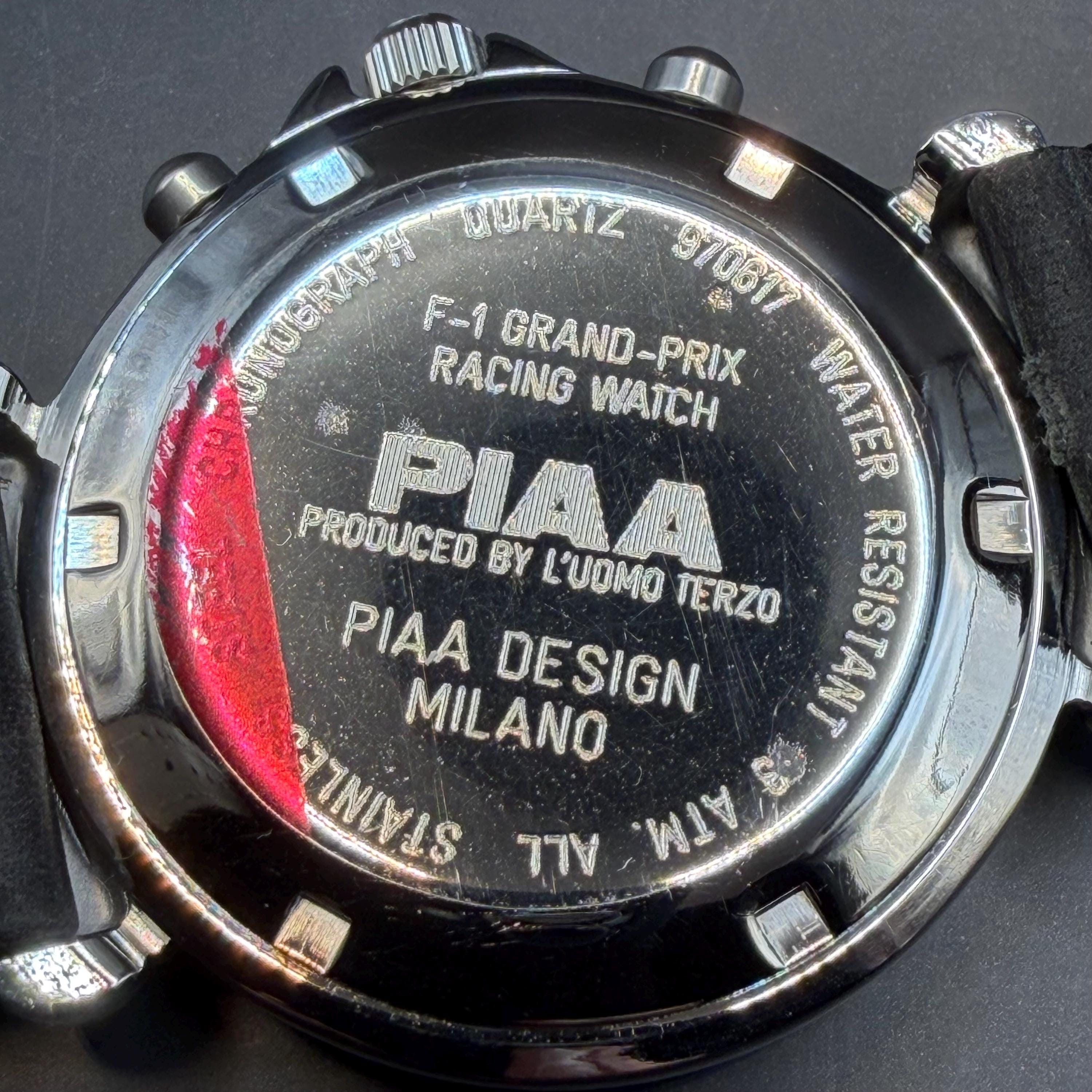 Vintage PIAA Racing Chronograph Watch | Italian Motorsport F1