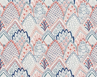 Schumacher Albizia Embroidery Fabric by the yard