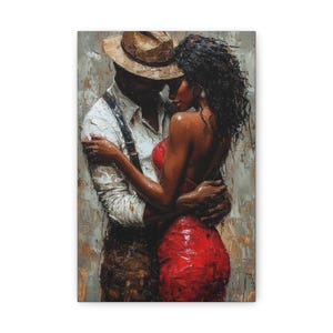 Romantische Wandkunst, Liebe Leinwanddruck, Paar Art Decor, Geschenk für Sie, Jahrestag Kunstwerk