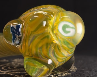Green Bay Packers deluxe glass pipe
